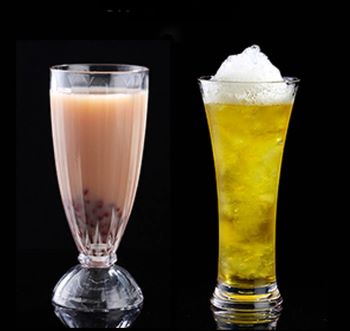 Acrylic Ice Cream Cup | Beverage Cup for Restaurants and Milk Tea Shops | Tea Cup | Transparent Cold Drink Cup | Thickened Shatterproof Cup
