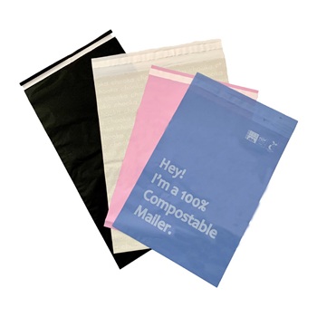 Compostable Mailers: 100% Biodegradative PLA/PBAT Eco-Friendly Shipping Bags | Custom Logo Printing